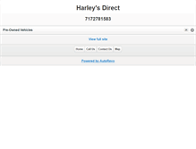 Tablet Screenshot of harleysdirect.com